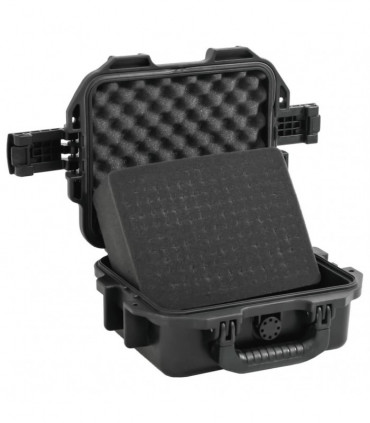 vidaXL Portable Flight Case Black 30x24.5x12.5 cm PP
