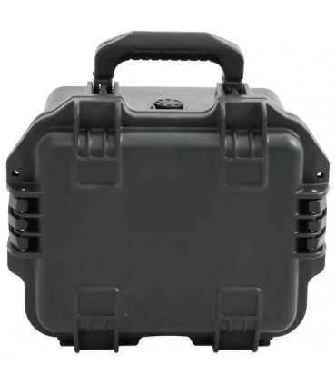 vidaXL Portable Flight Case Black 30x24.5x20 cm PP