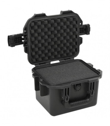 vidaXL Portable Flight Case Black 30x24.5x20 cm PP