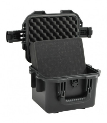 vidaXL Portable Flight Case Black 30x24.5x20 cm PP