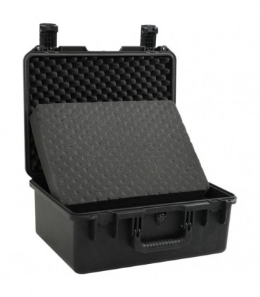 vidaXL Portable Flight Case Black 49x38x23 cm PP