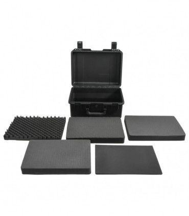 vidaXL Portable Flight Case Black 49x38x23 cm PP