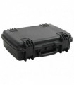 vidaXL Portable Flight Case Black 50.5x37x14.5 cm PP