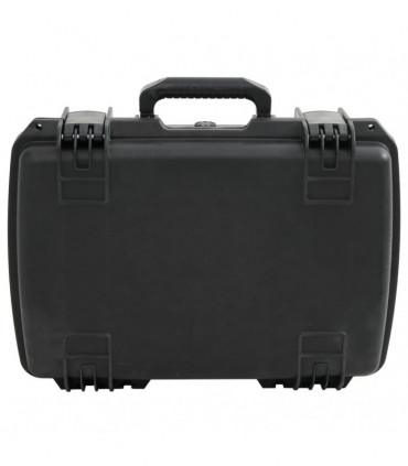 vidaXL Portable Flight Case Black 50.5x37x14.5 cm PP