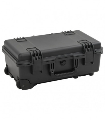 vidaXL Portable Flight Case Black 55x35x22.5 cm PP