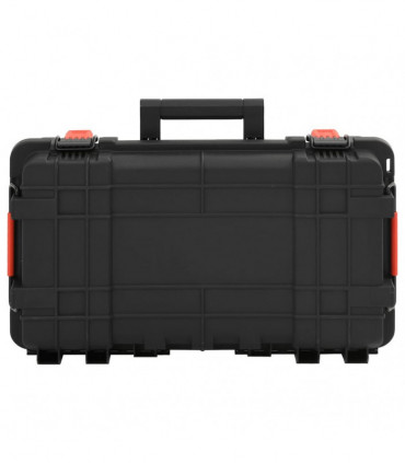 vidaXL Portable Flight Case Black 56.5x34x16 cm PP