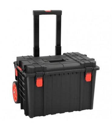 vidaXL Portable Flight Case Black 56.5x45.5x48 cm PP