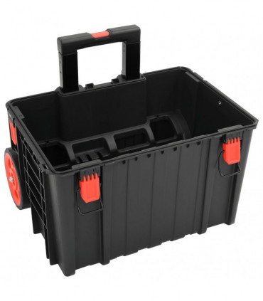 vidaXL Portable Flight Case Black 56.5x45.5x48 cm PP