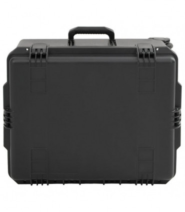 vidaXL Portable Flight Case Black 62.5x49.5x37 cm PP