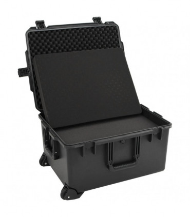 vidaXL Portable Flight Case Black 62.5x49.5x37 cm PP