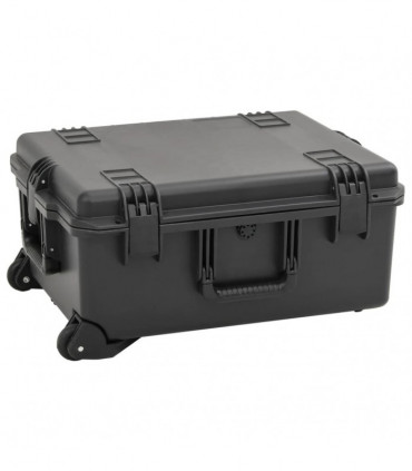 vidaXL Portable Flight Case Black 62.5x50x28.5 cm PP