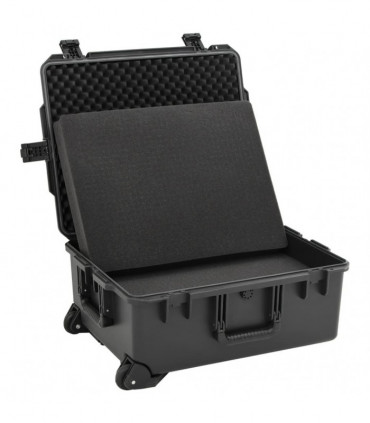 vidaXL Portable Flight Case Black 62.5x50x28.5 cm PP