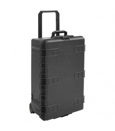 vidaXL Portable Flight Case Black 79.5x51.5x30.5 cm PP