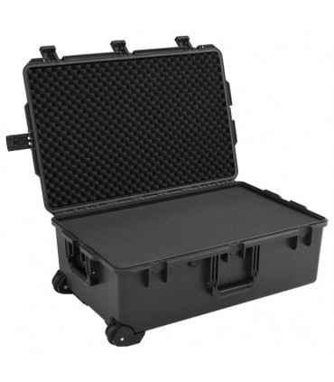 vidaXL Portable Flight Case Black 79.5x51.5x30.5 cm PP