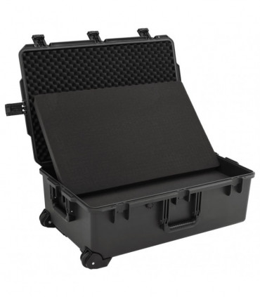 vidaXL Portable Flight Case Black 79.5x51.5x30.5 cm PP