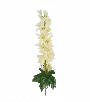 Pack of 6 x 75cm Delphinium Cream Artificial Stem