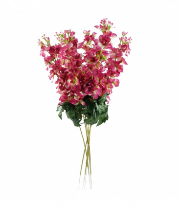 Pack of 6 x 75cm Delphinium Dark Pink Artificial Stem