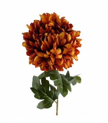 Pack of 6 x 75cm Extra Large Reflex Chrysanthemum - Orange