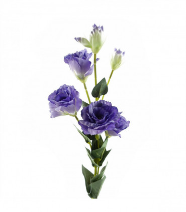 Pack of 6 x 80cm Artificial Purple Wild Rose Stem - 36 Flowers