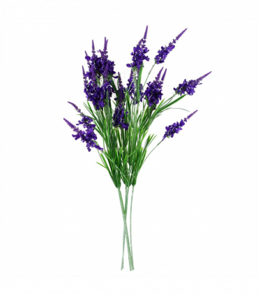 Pack of 6 x 80cm Purple Larkspur Artifical Stem