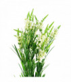 Pack of 6 x 80cm White Larkspur Artifical Stem