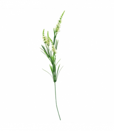 Pack of 6 x 80cm White Larkspur Artifical Stem