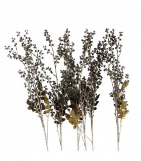 Pack of 6 x 85cm Artificial Dark Berry Stem