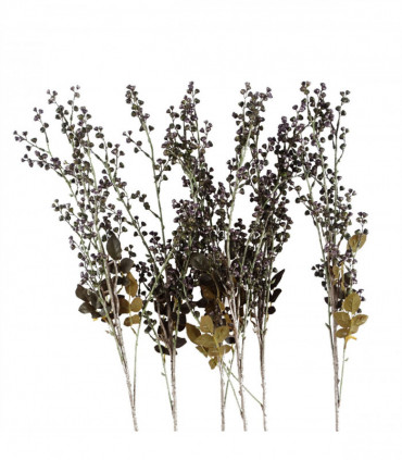 Pack of 6 x 85cm Artificial Dark Berry Stem