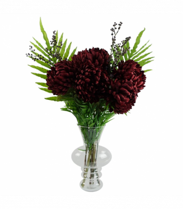 Pack of 6 x 85cm Artificial Dark Berry Stem