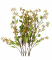 Pack of 6 x 90cm Artificial Yellow Berry Stem