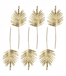 Pack of 6 x 95cm Gold Palm Leaf