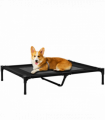 PawHut Large Pet Cot Portable Dog Cat Sleep Bed Elevated Camping Outdoor Black