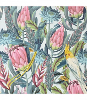 Rainforest Escape Green Pink sw12