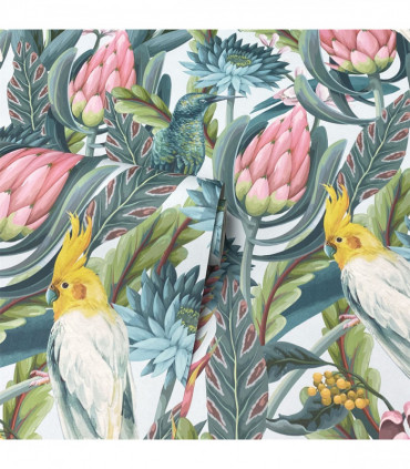 Rainforest Escape Green Pink sw12