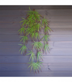 Artificial Hanging Acer Spider Plant Large Green Plastic 100cm Realistic Leaves