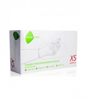 Children's Multipurpose Gloves, Vinyl Clear, 100 Pack (Age 6-10 Years)