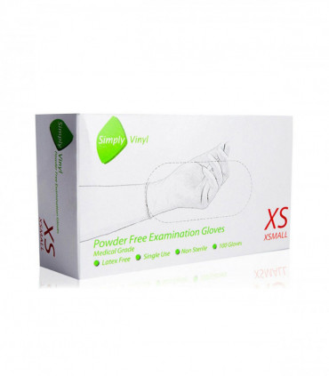 Children's Multipurpose Gloves, Vinyl Clear, 100 Pack (Age 6-10 Years)