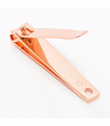 Envie Nail Clippers Stainless Steel Ergonomic Rose Gold Nail Cutter, Set of 3