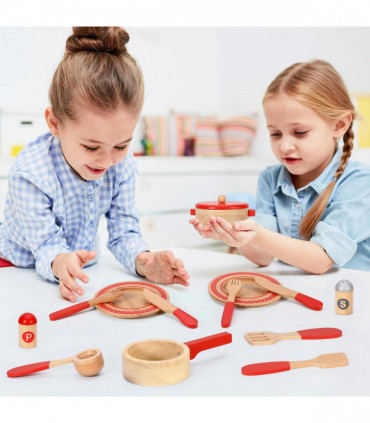 SOKA Red cooking set 0000266