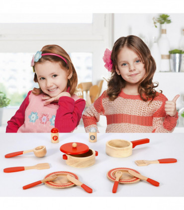 SOKA Red cooking set 0000266