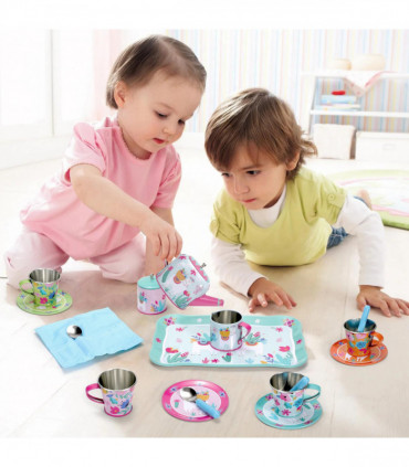 SOKA 18pc TIN TEA SET - LLAMA 0000352