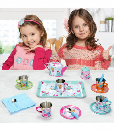 SOKA 18pc TIN TEA SET - LLAMA 0000352