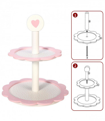 SOKA DESSERT TOWER-HEART 0000276