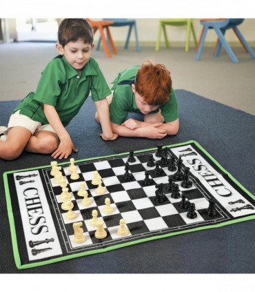 SOKA CHESS WITH REAL CHESS PIECES 0000399