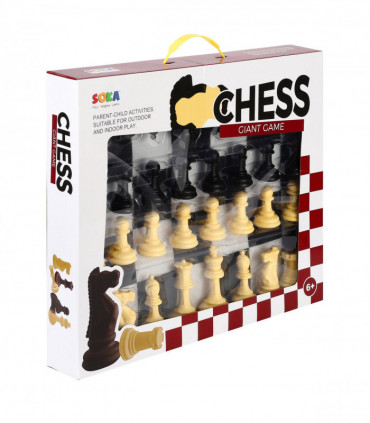 SOKA CHESS WITH REAL CHESS PIECES 0000399