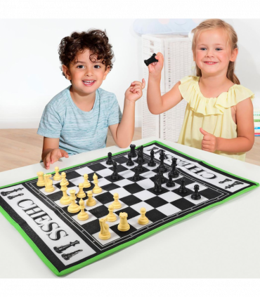 SOKA CHESS WITH REAL CHESS PIECES 0000399
