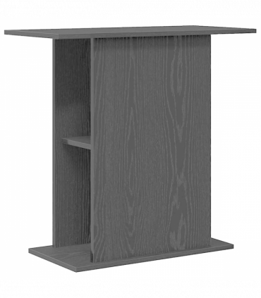 vidaXL Aquarium Stand Black Oak 75x36x72.5 cm Engineered Wood