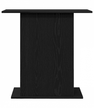 vidaXL Aquarium Stand Black Oak 75x36x72.5 cm Engineered Wood