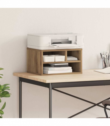 vidaXL Printer Stand Artisan oak 40 x 32 x 22.5 cm Engineered wood