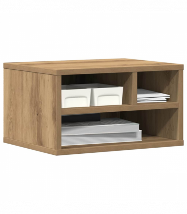 vidaXL Printer Stand Artisan oak 40 x 32 x 22.5 cm Engineered wood